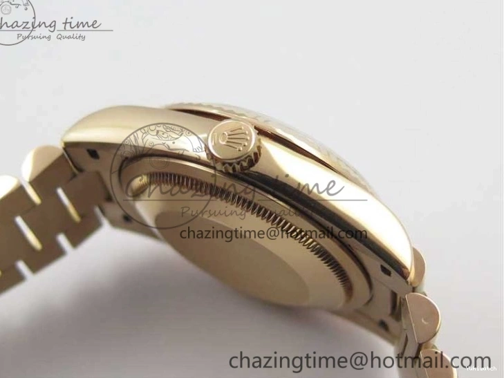 Best Bp RG Crystral 36 Edition 128239 on MOP Bracelet RG President Markers Dial Day-Date Maker White 0319